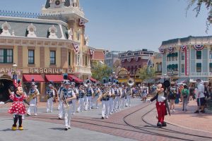 Marching band at Disneyland